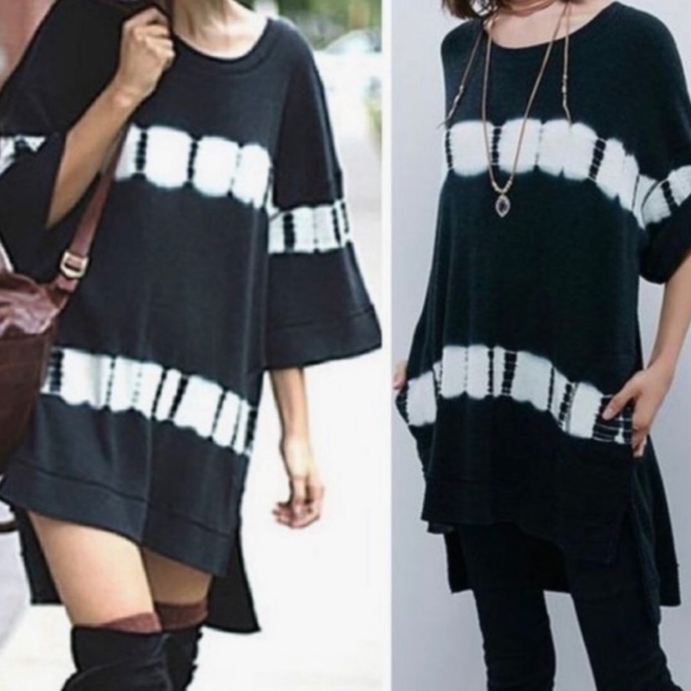 Free people We The Free hippie grunge Canyon Wash thermal Tunic - Picture 2 of 5